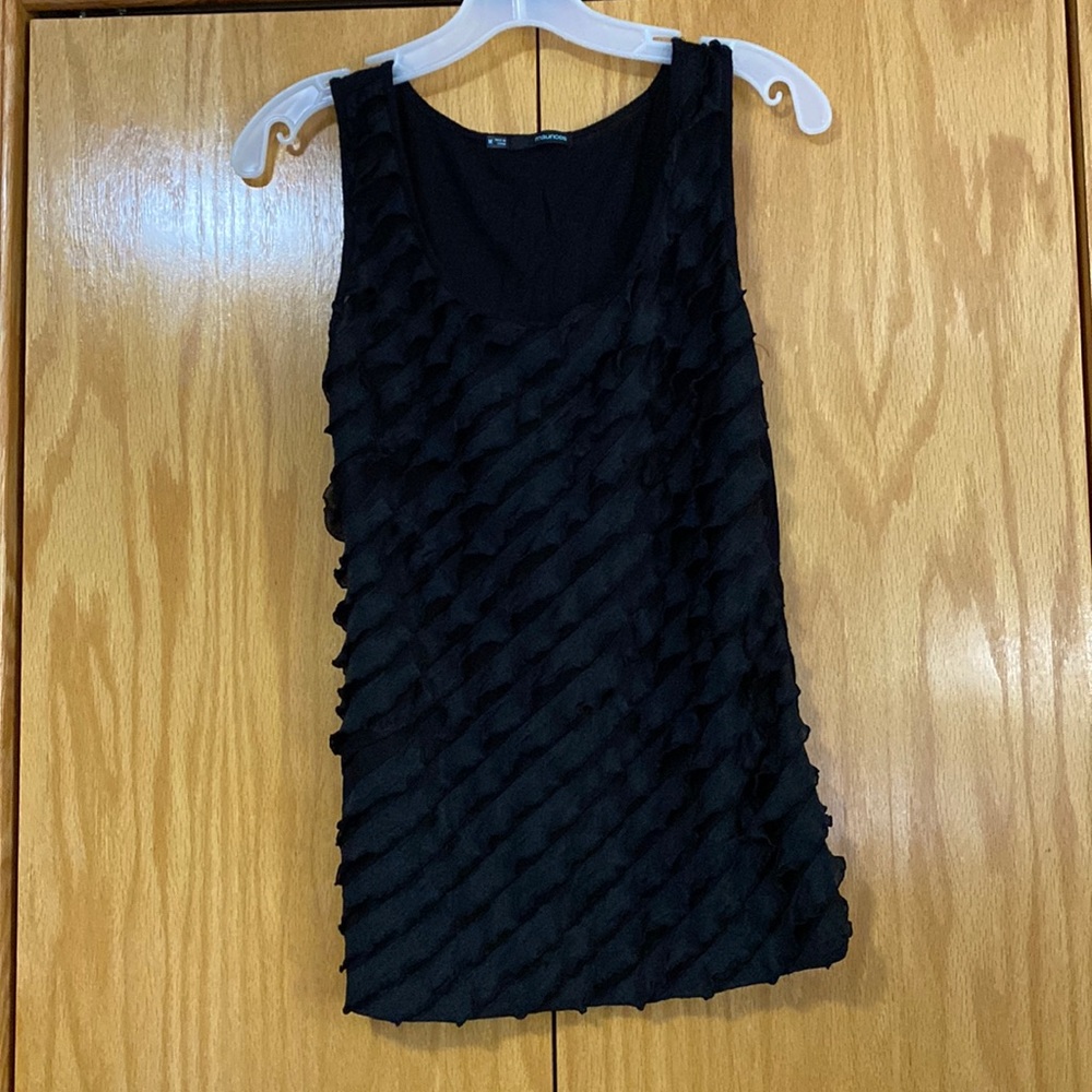 Black tank top
